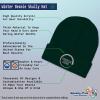 imageCustom Beanies for Men Albanian Eagle Silver Embroidery Winter Hats for Women Acrylic Skull Cap 1 SizeForest Green Design Only