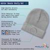 imageCustom Beanies for Men Albanian Eagle Silver Embroidery Winter Hats for Women Acrylic Skull Cap 1 SizeLight Grey Design Only