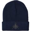 imageSpeedy Pros Beanies for Men Mason Gray Thread Embroidery Construction Winter Hats for Women Acrylic Skull Cap 1 SizeNavy Design Only