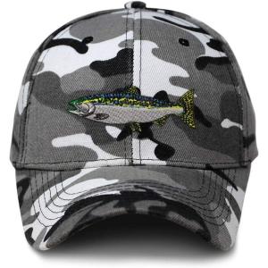 imageCustom City Camo Baseball Cap Fish Steelhead Embroidery Acrylic Strap ClosureCity Camo Design Only