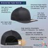 imageSnapback Trucker Hat Custom Personalized Text Cotton Flat Bill Baseball CapDark Grey