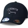 imageCustom Flexfit Hats for Men ampamp Women Locksmith Embroidery Others Polyester Dad Hat Baseball CapDark Navy Design Only