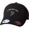 imageCustom Flexfit Hats for Men ampamp Women Music Bass Clef A Embroidery PolyesterBlack Personalized Text Here