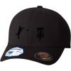 imageDisc Golf Sport Embroidery Design Style 1 Flexfit ProFormance Branded Hat Cap  Black LargeX Large