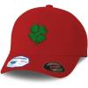 imageFlexfit Hats for Men ampamp Women 4 Leaf Clover Embroidery St Patricks Day Polyester Dad Hat Baseball CapRed