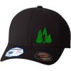 imageFlexfit Left Side Panel Woods Bigfoot A Embroidery Hats for Men ampamp WomenBlack