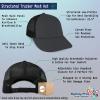 imageMesh Trucker Hat Baseball Cap Custom Personalized Text Dad Hats for Men ampamp WomenDark Grey Black