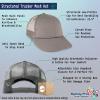 imageMesh Trucker Hat Baseball Cap Custom Personalized Text Dad Hats for Men ampamp WomenGrey