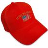 imageBaseball Cap in God We Trust American Flag Embroidery Countries AcrylicRed