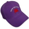 imageBaseball Cap Crab C Embroidery Animals Ocean Hats for Men WomenPurple