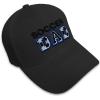 imageCustom Baseball Cap Soccer Dad B Embroidery Acrylic Dad Hats for Men ampamp WomenBlack Design Only