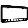 imageSpeedy Pros Metal License Plate Frame Id Rather Be Golfing Golf Metal Tag Holder Car Accessories Black 2 Holes 1 FrameBlack 2 Holes