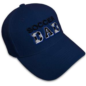 imageCustom Baseball Cap Soccer Dad B Embroidery Acrylic Dad Hats for Men ampamp WomenNavy Design Only