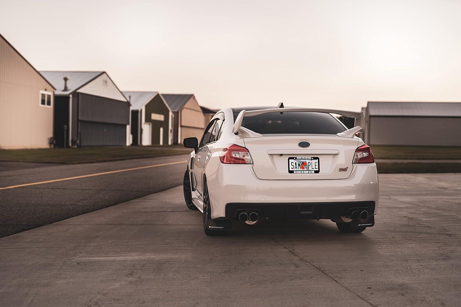 imageSpeedy Pros Metal License Plate Frame Sorry for Driving So Close Humor Funny Metal Tag Holder Car Accessories Black 2 Holes 1 FrameRed 2 Holes