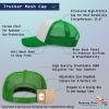 imageSpeedy Pros Trucker Hat Lets Get Smashed Snapback Baseball Cap for Men ampamp Women PolyesterKelly Green