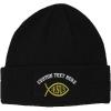 imageSpeedy Pros Patch Beanie Jesus Fish Christian Christ Embroidery Winter Hats 1 SizeBlack