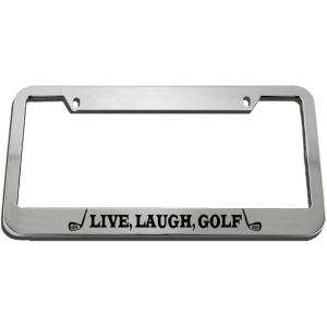 imageSpeedy Pros Live Laugh Golf Motivational License Plate Frame Tag Holder