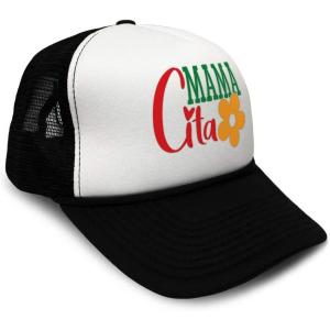 imageTrucker Hat Mama Cita Cinco De Mayo Snapback Baseball Cap for Men ampamp WomenBlack