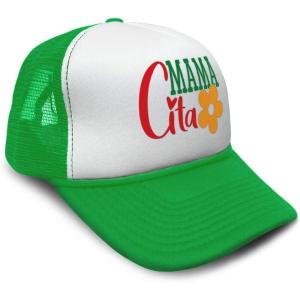 imageTrucker Hat Mama Cita Cinco De Mayo Snapback Baseball Cap for Men ampamp WomenKelly Green
