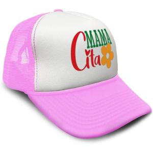 imageTrucker Hat Mama Cita Cinco De Mayo Snapback Baseball Cap for Men ampamp WomenPink