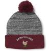 Heather Gray Burgundy Personalized Text Here