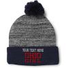 Heather Gray Navy Personalized Text Here