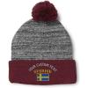 Heather Gray Burgundy Personalized Text Here