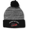 Heather Gray Black Personalized Text Here