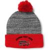 Heather Gray Red Personalized Text Here