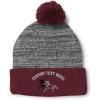 Heather Gray Burgundy Personalized Text Here