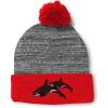 Heather Gray Red Design Only