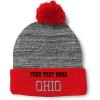 Heather Gray Red Personalized Text Here