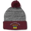 Heather Gray Burgundy Personalized Text Here