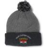 imageSpeedy Pros Pom Pom Beanies for Women Croatia Flag Embroidery Skull Cap Flags Winter Hats for Men Acrylic 1 SizeGrey Black Personalized Text Here