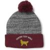 Heather Gray Burgundy Personalized Text Here