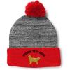 Heather Gray Red Personalized Text Here