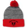 Heather Gray Red Personalized Text Here