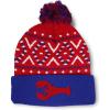 imagePom Pom Beanies for Women Lobster B Embroidery Skull Cap Winter Hats for Men Acrylic 1 SizeAmerican X Design Only