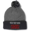 Grey Black Personalized Text Here