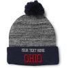 Heather Gray Navy Personalized Text Here