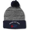 Heather Gray Navy Personalized Text Here