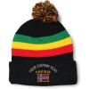 imageSpeedy Pros Pom Pom Beanies for Women Norway Flag Embroidery Skull Cap Flags Winter Hats for Men Acrylic 1 SizeRasta Personalized Text Here