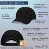 imageRichardson Soft Running Hat Us Army Retired Embroidery Waterproof Baseball CapBlack Charcoal