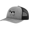 imageCustom Richardson Trucker Hat Cow A Embroidery Animal Name Baseball Mesh CapHeather GrayBlack