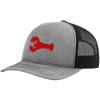 imageCustom Richardson Trucker Hat Lobster B Embroidery Animal Name Baseball Mesh CapHeather GrayBlack