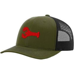 imageCustom Richardson Trucker Hat Lobster B Embroidery Animal Name Baseball Mesh CapLodenBlack