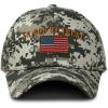 imageCamo Baseball Cap in God We Trust American Flag Embroidery Cotton Strap ClosurePixel Digital Camo