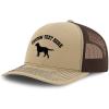 imageCustom Richardson Trucker Hat Black Labrador Retriever Lab Embroidery PolyesterKhaki Coffee Personalized Text Here
