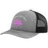 imageCustom Richardson Trucker Hat Pink Pig B Embroidery Animal Name Polyester SnapsHeather GrayBlack
