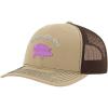 imageCustom Richardson Trucker Hat Pink Pig B Embroidery Animal Name Polyester SnapsKhakiCoffee